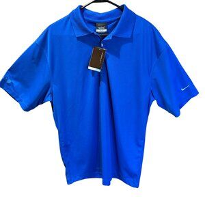 NWT Nike‎ Golf Dri-FIT Polo Shirt Size Large – Blue – Style 363807-423
